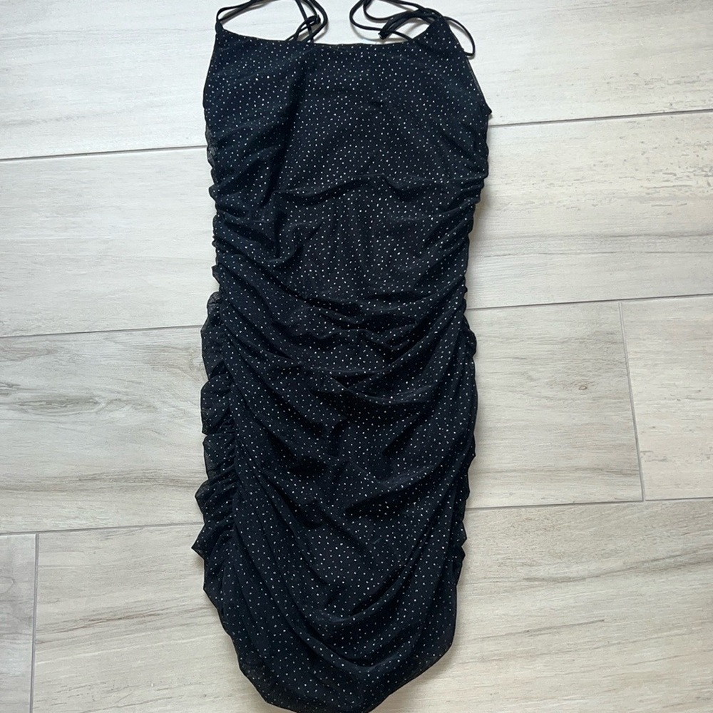 Lucy In the Sky Black Cocktail Dress